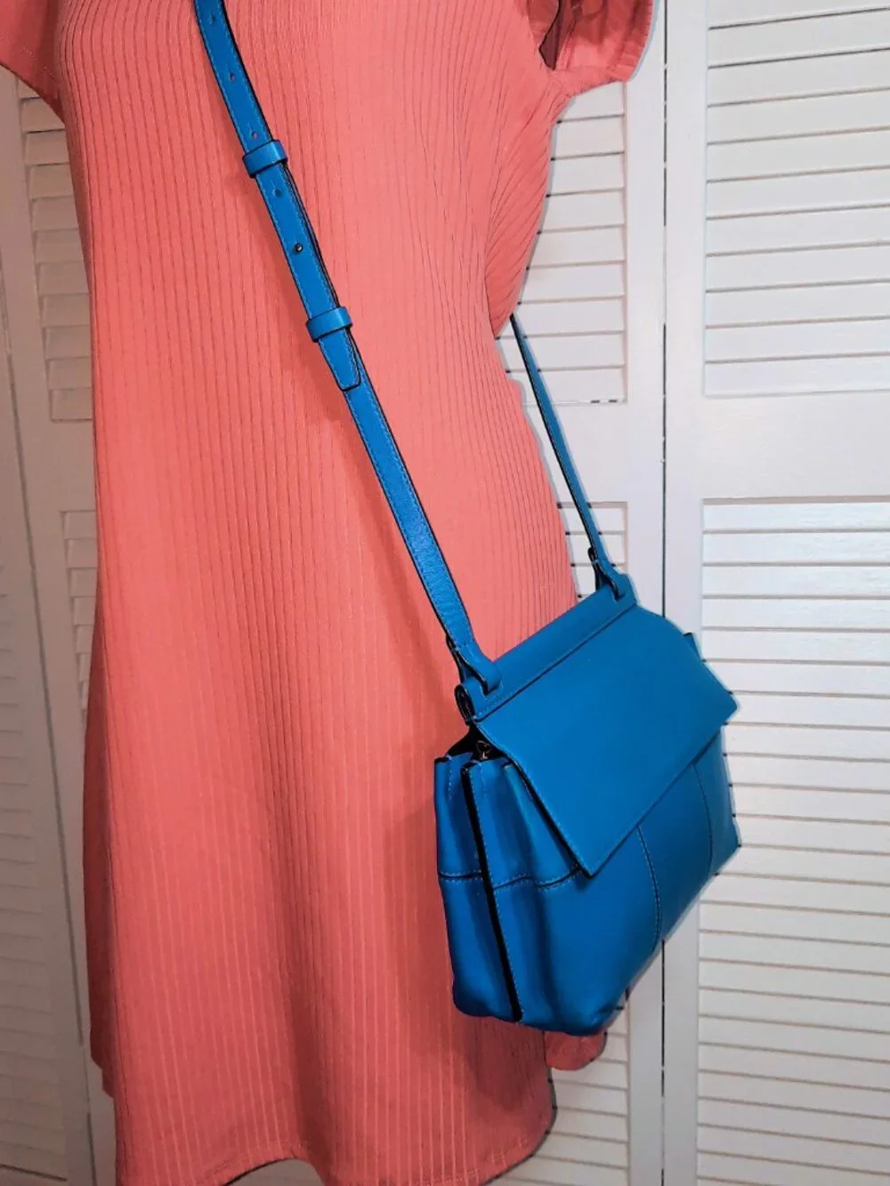 Tory Burch Blue Crossbody Tory Burch Tory Burch T Block